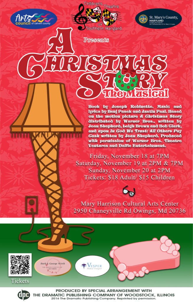 Location And Dates For Our Fall Production of A Christmas Story